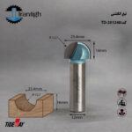 تیغ شیارزن انگشتی شفت 12 عرض 25/4 - تصویر 2