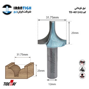 تیغ ناودانی کد: TD-401242